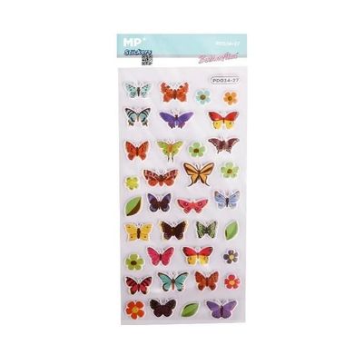 MP Main Paper, naklejki 3D, motyle