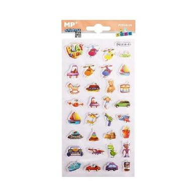 MP Main Paper, naklejki 3D, zabawki