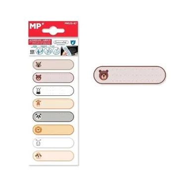 MP Main Paper, naklejki, imienne, wodoodporne, zwierzątka