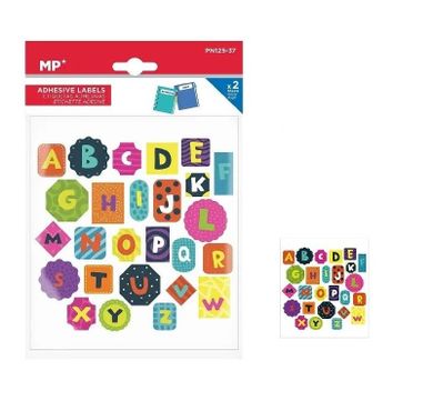 MP Main Paper, naklejki, literki