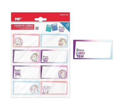 MP Main Paper, naklejki na zeszyty, Jednorożce