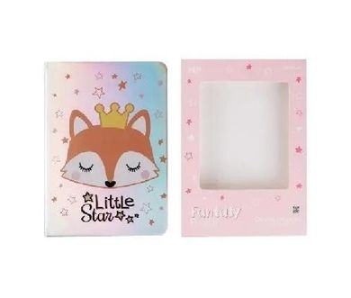 MP Main Paper, notes, holograficzny, lisek, 19-13,5 cm, 1 szt.