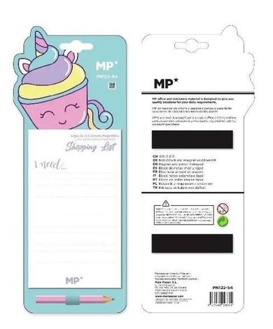 MP Main Paper, notes magnetyczny na lodówkę z ołówkiem, 1 szt.