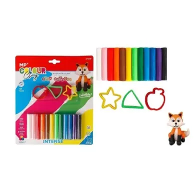 MP Main Paper, plastelina z foramkami, 12 kolorów