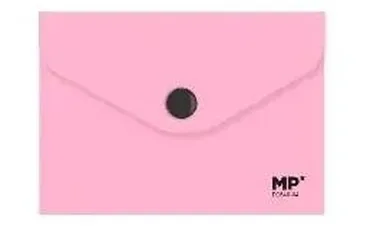 MP Main Paper, teczka kopertowa na zatrzask, A7, różowa, 1 szt.