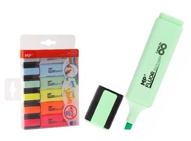 MP Main Paper, zakreślacz fluorescencyjny, Pastel, 6 szt.