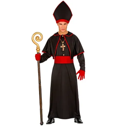 Mroczny kardynał, strój, czarny, rozmiar XXL