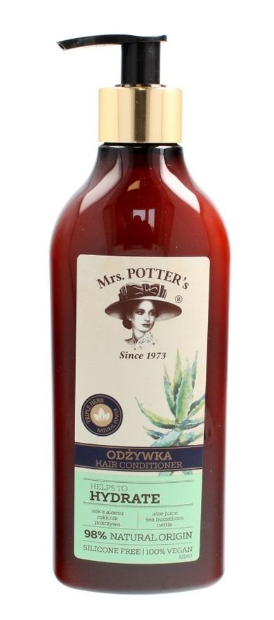 Mrs. Potter's, Triple, Herb, odżywka do włosów suchych, Hydrate, 390 ml