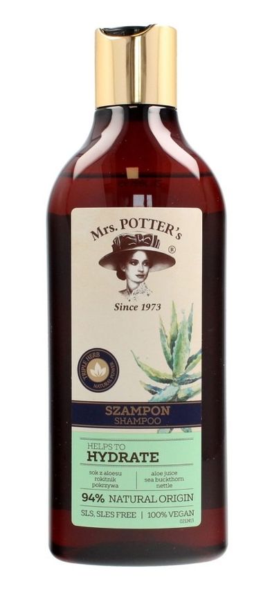 Mrs. Potter's, Triple, Herb, szampon do włosów suchych, Hydrate, 390 ml