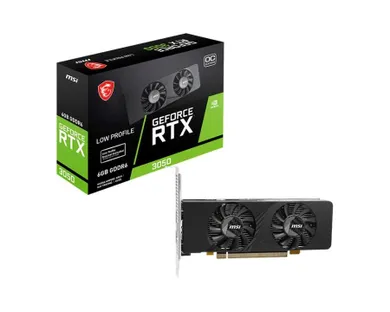 MSI, karta graficzna, GeForce RTX 3050 LP E 6G OC