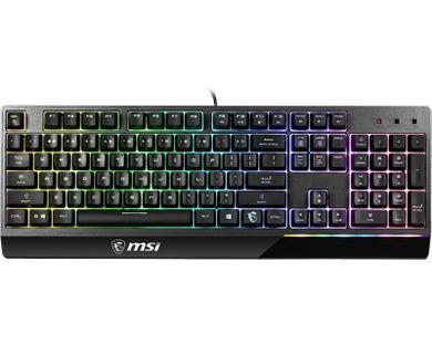 Msi, klawiatura mechaniczna, Vigor, GK30, US, USB, US, czarny