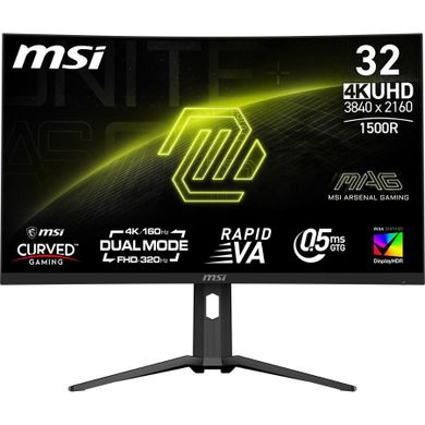 MSI, monitor, 31.5", MAG 321CUPDF UHD, 160HZ