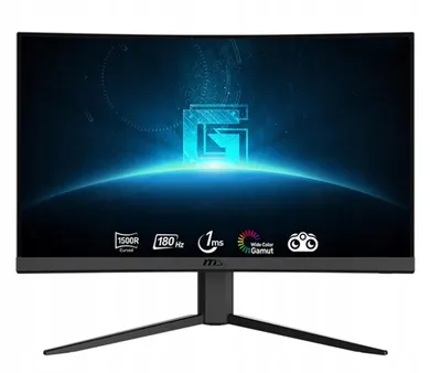 MSI, monitor, LED, 23.6", G24C4 E2, FHD, Curved, 180Hz, biały