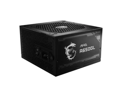 MSI, zasilacz, Mag A650gl 650W 120mm 80plus Gold