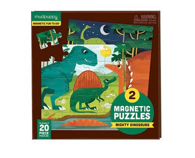 Mudpuppy, Dinozaury, puzzle magnetyczne