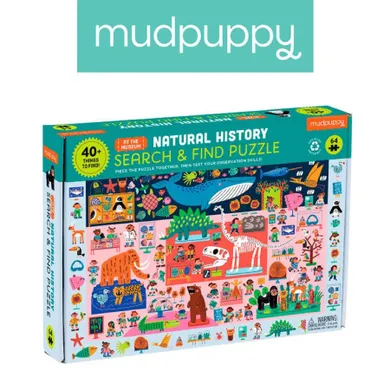 Mudpuppy, Muzeum historii naturalnej, puzzle obserwacyjne, 64 elementy