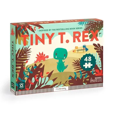 Mudpuppy, Tiny T.rex, puzzle, 48 elementów