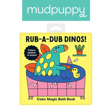 Mudpuppy, Wesołe dinozaury, magiczna książeczka do kąpieli