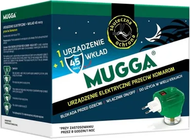 Mugga, Elektro, urządzenie elektryczne przeciw komarom + wkład, 35 ml