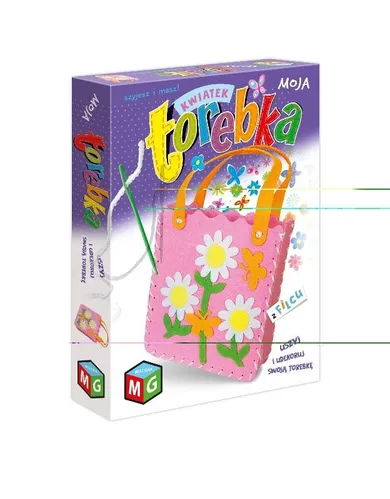 Multigra, Kwiatek, Moja torebka z filcu, zrób to sam
