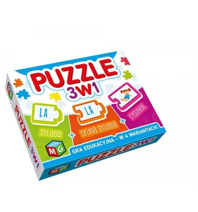 Multigra, Puzzle 3w1, gra edukacyjna
