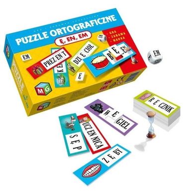 Multigra, Puzzle ortograficzne Ę, EN, EM, gra edukacyjna
