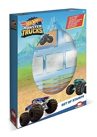 Multiprint, Hot Wheels, pieczątki, 4 szt.