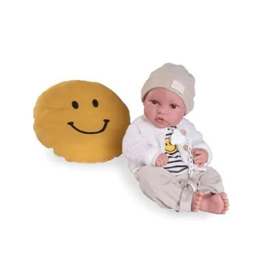 Munecas Antonio Juan, Erik, lalka hiszpańska z poduszką, 42 cm