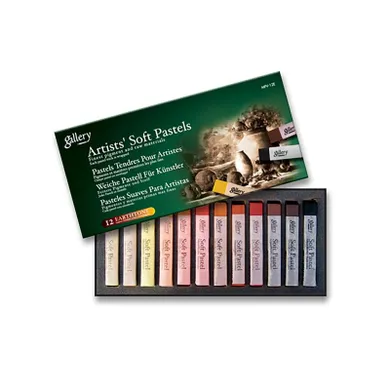 Mungyo, Artists, pastele olejne, suche, sepia, 12 szt.