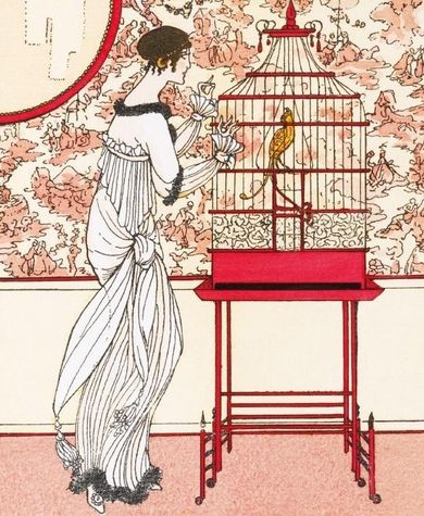 Museums & Galleries, karnet z kopertą, Ah! Le Bel Oiseau, 17-14 cm