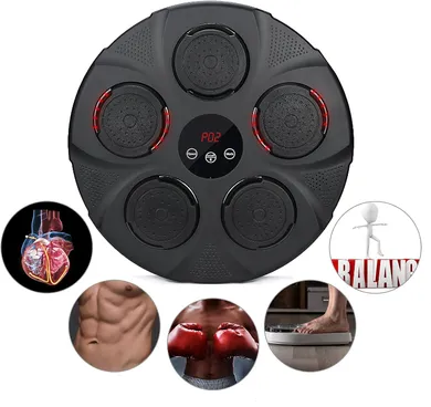 Music Boxing Machine, treningowa tarcza bokserska na bluetooth z wyświetlaczem, HJ-003