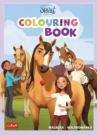 Mustang z dzikiej doliny. Kolorowanka