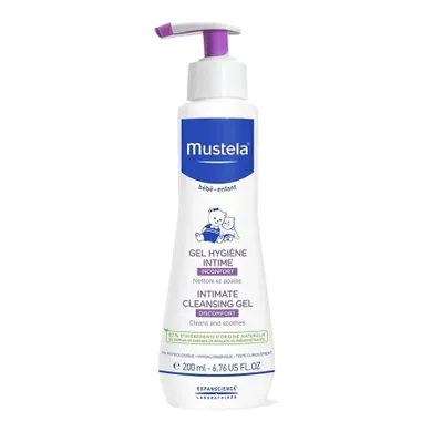 Mustela, Baby Intimate Cleansing Gel, żel do higieny intymnej dla dzieci, 200 ml