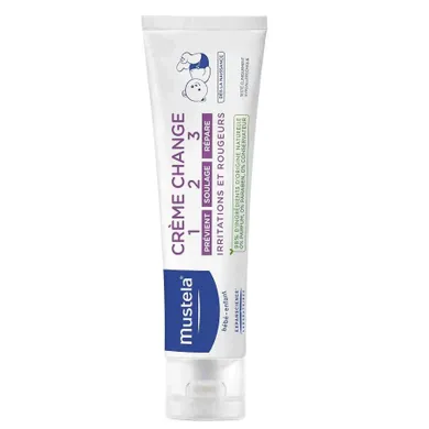 Mustela, Bebe Creme Change 123, krem do przewijania dla noworodków i niemowląt, 50 ml