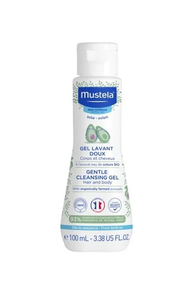 Mustela, delikatny żel do mycia, 100 ml