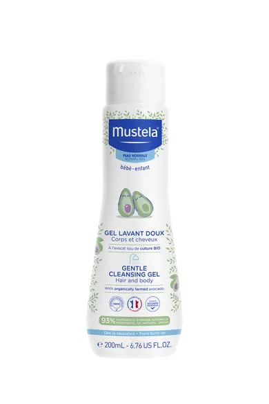 Mustela, delikatny żel do mycia, 200 ml