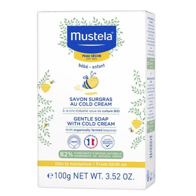 Mustela, Gentle Soap With Cold Cream, delikatne mydło, 100g