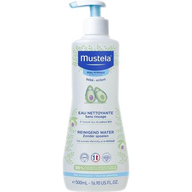 Mustela, No Rinse Cleansing Water, woda oczyszczająca bez spłukiwania dla dzieci i niemowląt, 500 ml