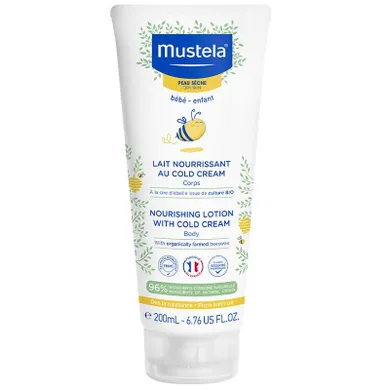 Mustela, Nourishing Lotion With Cold Cream, odżywcze mleczko do ciała dla dzieci, 200 ml