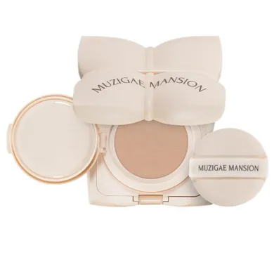 Muzigae Mansion, Sleek Water Cushion Pressed Foundation, nawilżający podkład prasowany, N19, 15g
