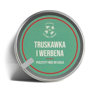 Mydlarnia Cztery Szpaki, mus do ciała, Truskawka i Werbena, 150 ml