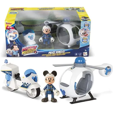 Myszka Mickey, Mickey Policjant, zestaw pojazdów z figurką