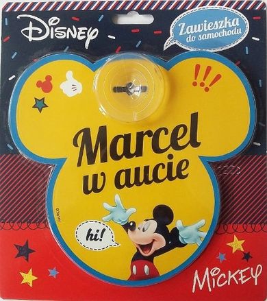 Myszka Miki, zawieszka do auta, Marcel w aucie