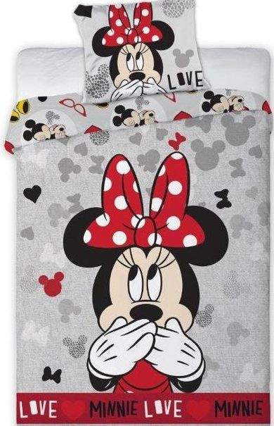 Myszka Minnie, 2-częściowy komplet pościeli, 160-200 cm