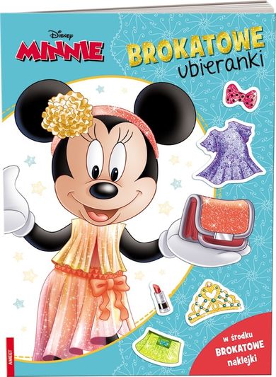 Myszka Minnie. Brokatowe ubieranki