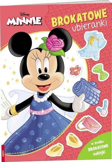 Myszka Minnie. Brokatowe ubieranki