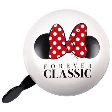Myszka Minnie, dzwonek rowerowy retro, 8 cm