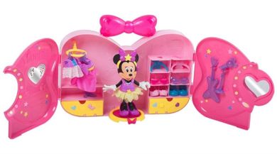 Myszka Minnie, garderoba z akcesoriami