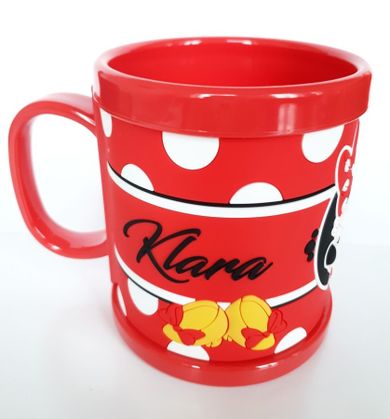 Myszka Minnie, imienny kubek dla dziecka, Klara