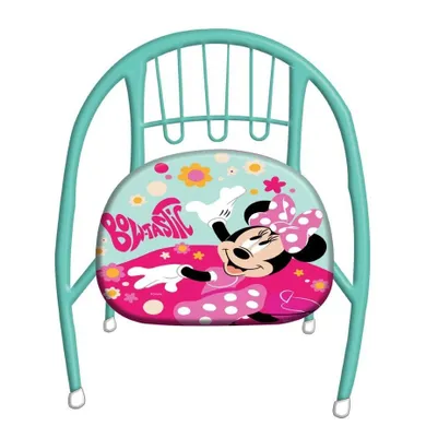Myszka Minnie, krzesełko metalowe dla dzieci